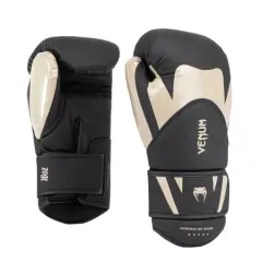 Venum Challenger 4.0 Boxing Gloves, Black/Beige - 10 oz