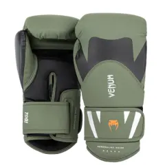 Venum Challenger 4.0 Boxing Gloves, Khaki/Black - 14 oz