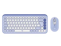 Tipk. in miška Logitech POP Icon Combo, vijolična