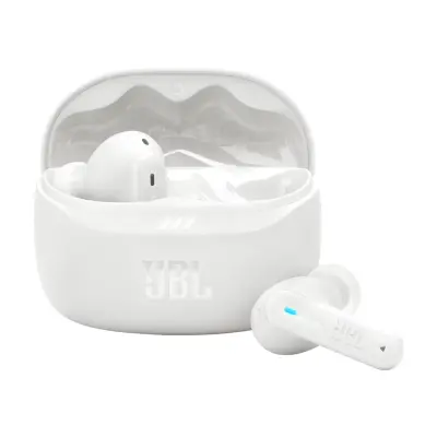 JBL Tune Beam 2 bele slušalke
