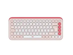 LOGITECH POP ICON KEYS (roza, SLO gravura) Bluetooth tipkovnica