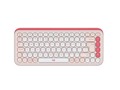 LOGITECH POP ICON KEYS (roza, SLO gravura) Bluetooth tipkovnica