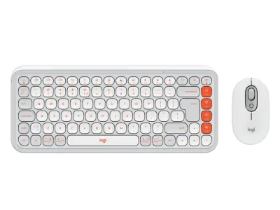 LOGITECH POP Icon Combo (bela, SLO gravura) Bluetooth tipkovnica in miška
