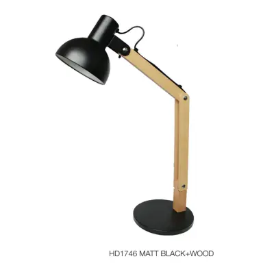 IR-LUKS Namizna svetilka HD1746 - Črna