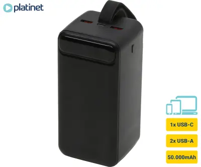 Platinet PMPB5020B 50.000mAh polnilna baterija