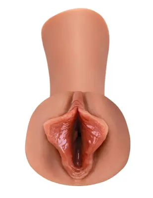 MASTURBATOR Wet Pussies Luscious Lips Tan