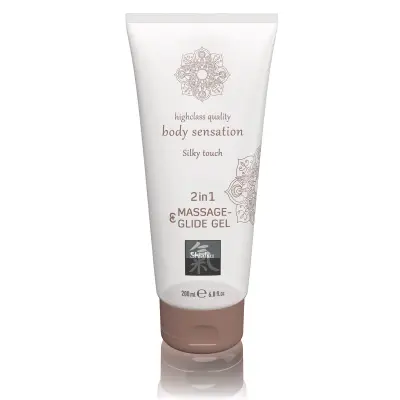 Masažni gel in lubrikant Silky Touch, 200 ml