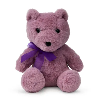 WP MERCHANDISE - Vijolični plišasti medvedek igrača Michelle (21 cm)