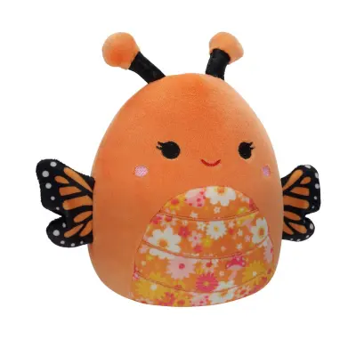 SQU: Squishmallows, 40 cm, MONY, NARANČASTI MONARH LEPTIR S CVJET. TRBUŠČIĆEM