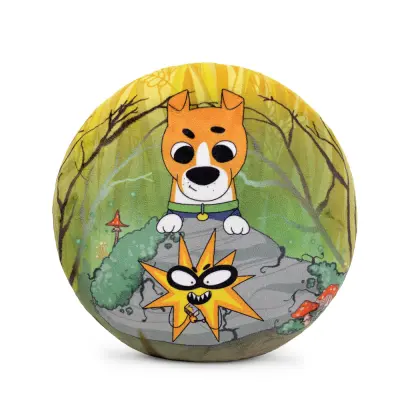 WP Merchandise PATRON THE DOG (Cartoon Show) - Dog Patron & Bubuh dekorativni vzglavnik (33 cm)