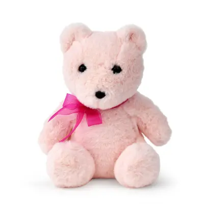 WP MERCHANDISE - Roza plišasti medvedek igrača Adele (21 cm)