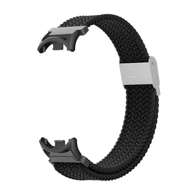 Tkan najlonski pašček za uro za Xiaomi Mi Band 8/9 Black