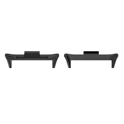 Srebrn pašček za uro iz nerjavečega jekla za Xiaomi Mi Band 9 Pro/8 Pro/Redmi Watch 4 Black 20 mm