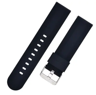 Silikonski pašček za uro za Huawei GT5 Black 20 mm