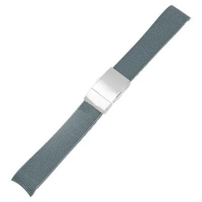 Pašček za uro Longines Conquest L3.742 642 781 782 - 21 mm Grey+Silver
