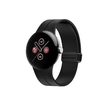 Silikonski pašček za uro Google Pixel Watch 3 (45 mm) Black