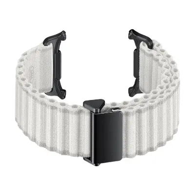 Vojaško zelen najlonski pašček za uro Samsung Galaxy Watch White