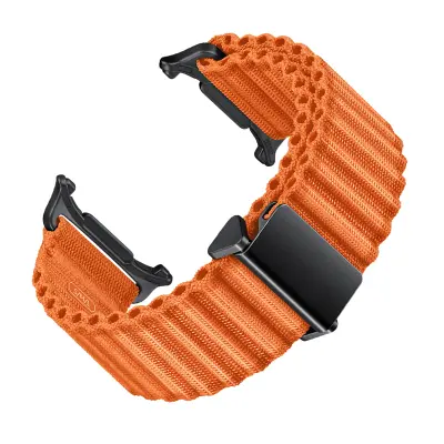 Vojaško zelen najlonski pašček za uro Samsung Galaxy Watch Orange