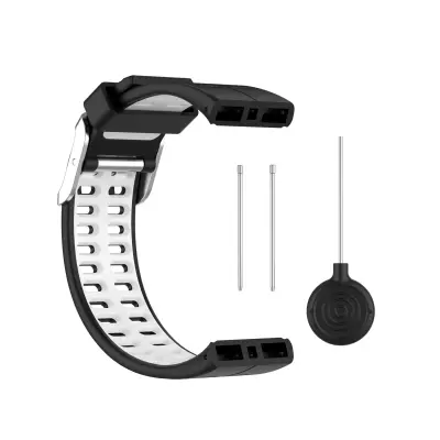 Silikonski pašček za pametno uro Polar V800 GPS Black&White