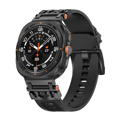 Pašček za uro Stardust Buckle za Samsung Galaxy Watch Ultra - ZS8348001 Black + Black