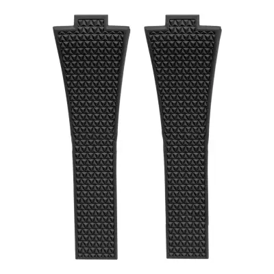 Tissot PRX 11 mm pašček za uro iz fluoroelastomera Black