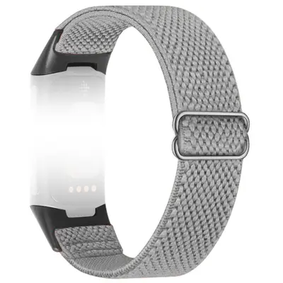 Najlonski pašček za uro Fitbit Charge 5/6 LightGrey