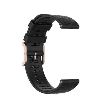Silikonski pašček za uro POLAR Pacer/Ignite/Vantage M2 Black 22 mm
