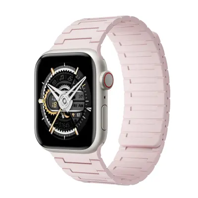 Pas z magnetno zanko za Apple Watch (42/44/45/49 mm) - EU patent Pink