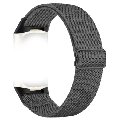 Najlonski pašček za uro Fitbit Charge 5/6 DarkGrey