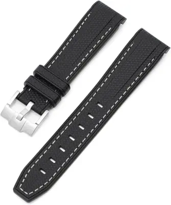 Silikonski pašček za Moonswatch Swatch Black