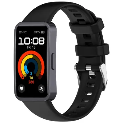 Silikonski pašček za uro Huawei Band 9 in Band 8 Black