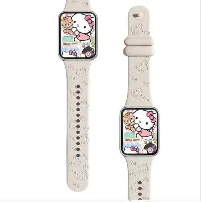 Graviran pas za uro za Xiaomi Band 8/9 Pro White