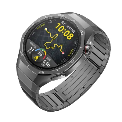 Pašček za uro iz titana za Huawei GT5 Pro Grey