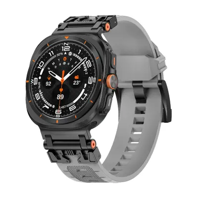 Pašček za uro Stardust Buckle za Samsung Galaxy Watch Ultra - ZS8348001 Grey+Black