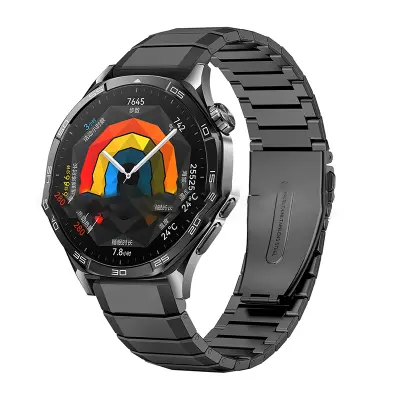 Titanium Gray Pašček za Uro - 22MM Vmesnik Grey