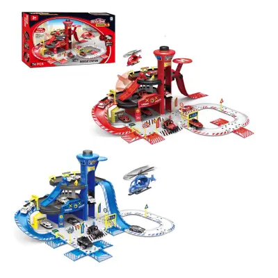 Garažni set - gasilski ali policijski, sortirano