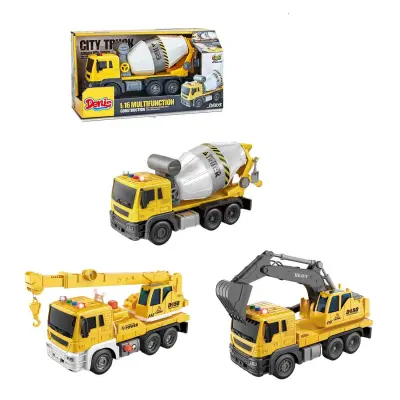 Gradbeni tovornjak, na baterije, zvok, svetloba, 3s