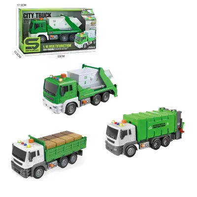 Tovornjak za odpadke, na baterije, 3s