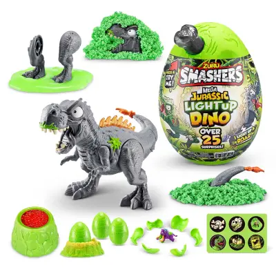 ZURU: Smashers Jurassic Light-up Dino, jajce presenecenja