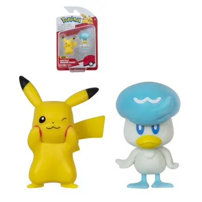 PKM: POKEMON Figurica Quaxly i Pikachu, duopak 2/1