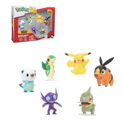 PKM: Pokemon figurica battle 6/1 pak, W6