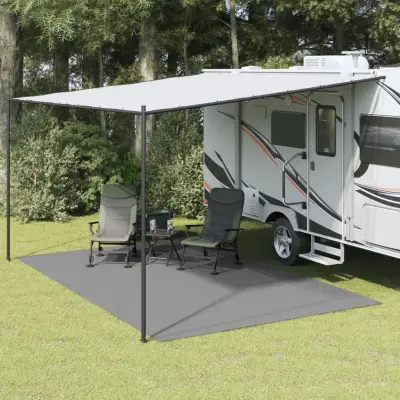 The Living Store Podloga za kampiranje svetlo siva 5x3 m - Podloga Za Kampiranje