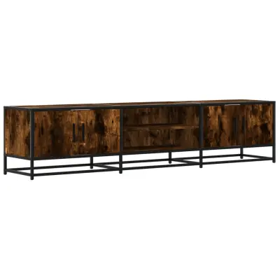 vidaXL TV omarica dimljeni hrast 180x35x41 cm inženirski les