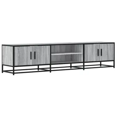 vidaXL TV omarica siva sonoma 180x35x41 cm inženirski les