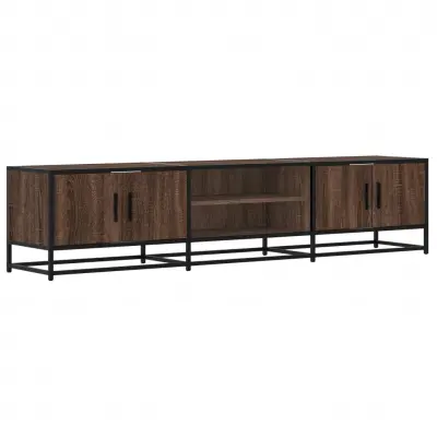 vidaXL TV omarica rjav hrast 180x35x41 cm inženirski les