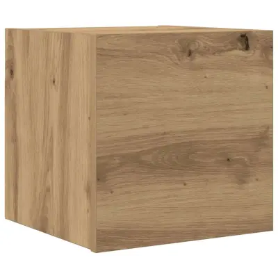 vidaXL Stenska TV omarica artisan hrast 30,5x30x30 cm