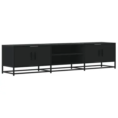 vidaXL TV omarica črna 180x35x41 cm inženirski les