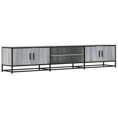 vidaXL TV omarica siva sonoma 210x35x41 cm inženirski les