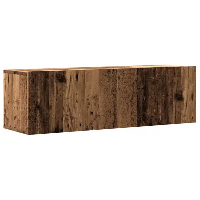 vidaXL Stenska TV omarica starinski les 100x30x30 cm inženirski les