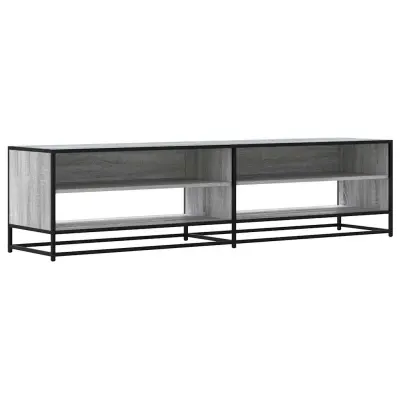 vidaXL TV omarica siva sonoma 180,5x40x46 cm inženirski les